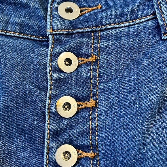 Pilcro & The Letterpress High-Rise Flare Crop Jeans | Anthropologie - Picture 9 of 10